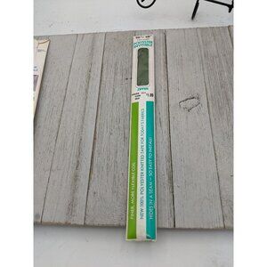 Vintage J&P Coats Polyester Invisible Zipper 16"-18" Almond Green 164-A